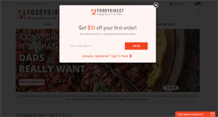 Desktop Screenshot of foodydirect.com